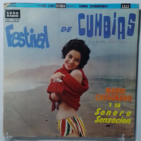 lp Mario Cavagnaro Y Su Orquesta Sensacion Tropical Festival De Cumbias made peru 1960 latin cumbia