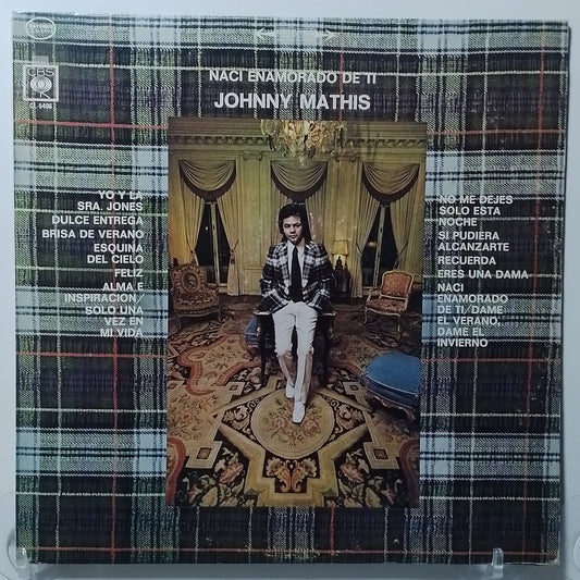 lp Johnny Mathis Naci Enamorado de Ti made mexico 1973 pop ballad