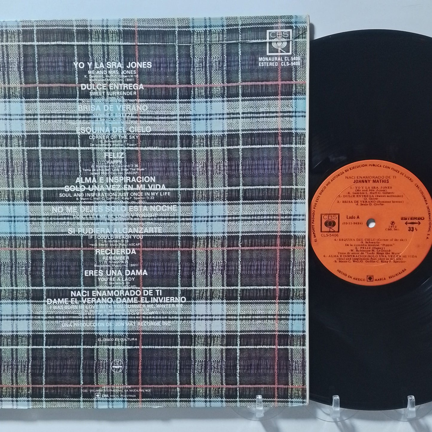 lp Johnny Mathis Naci Enamorado de Ti made mexico 1973 pop ballad