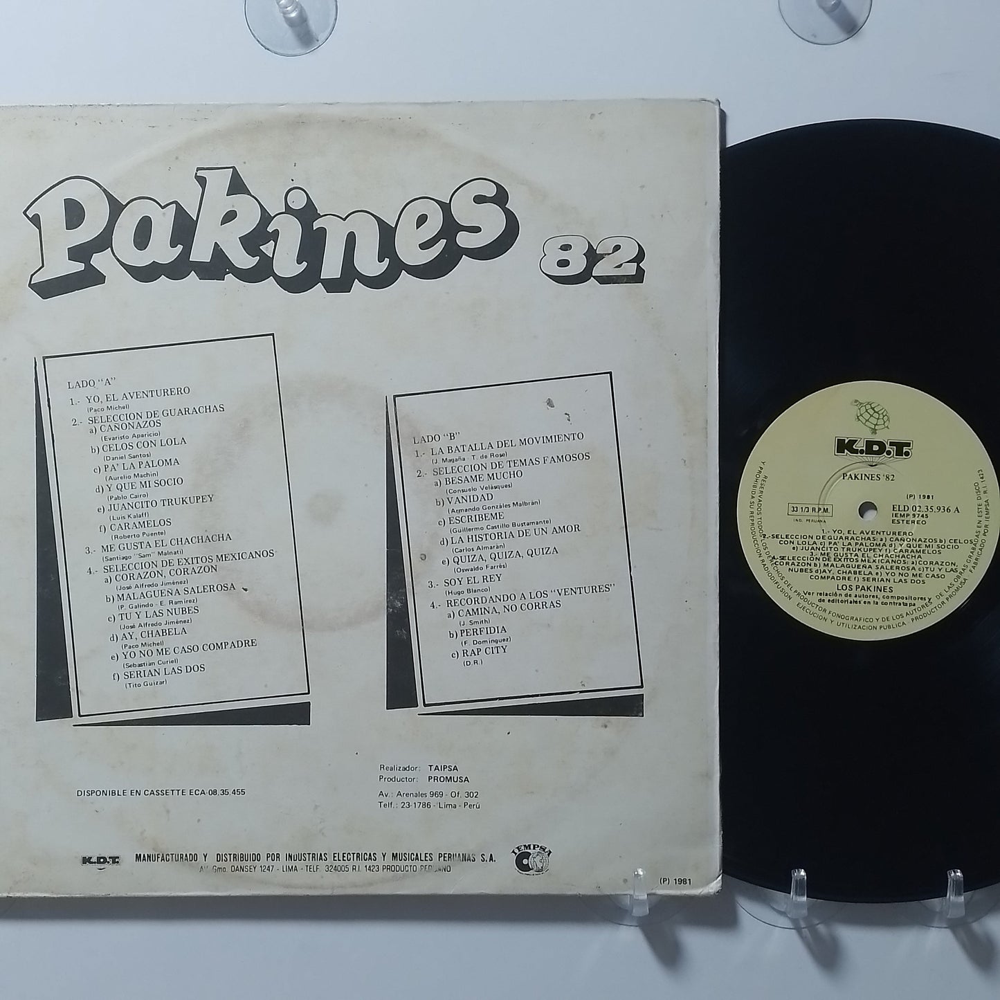 lp Los Pakines Pakines 82 made peru 1982 latin cumbia