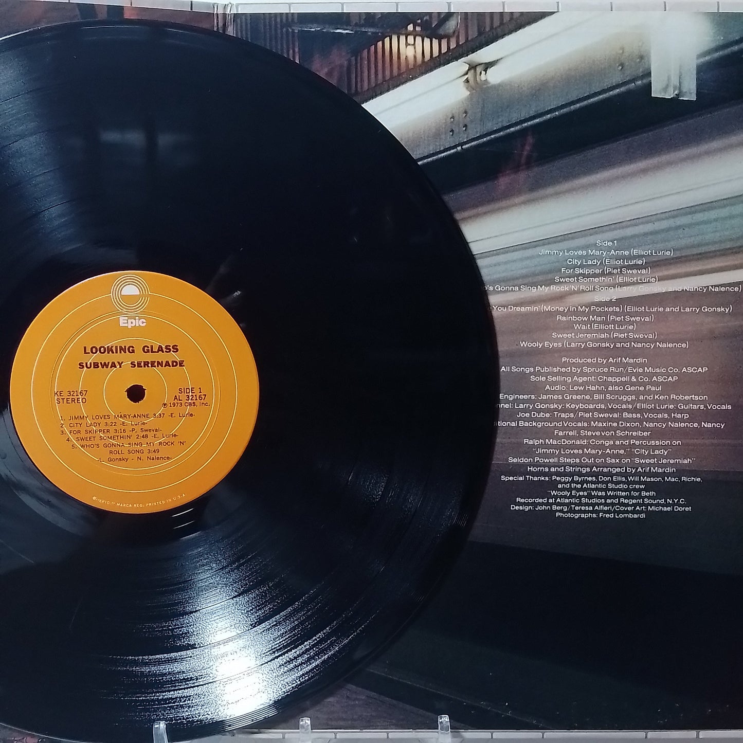 lp Looking Glass Subway Serenade made usa 1973 gatefold pop rock