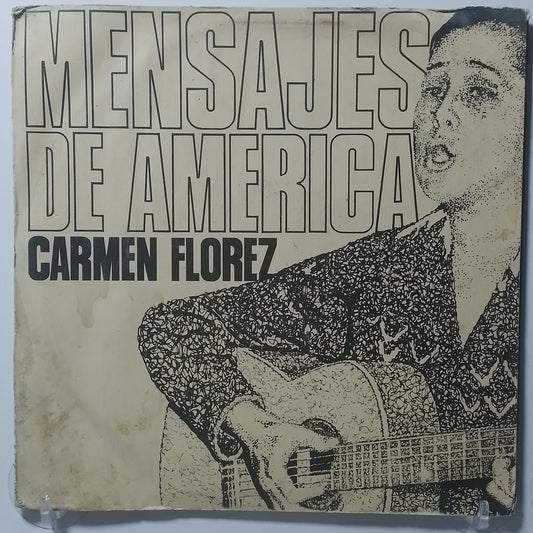 lp Carmen Florez Mensajes De America made peru 1979 latin folk
