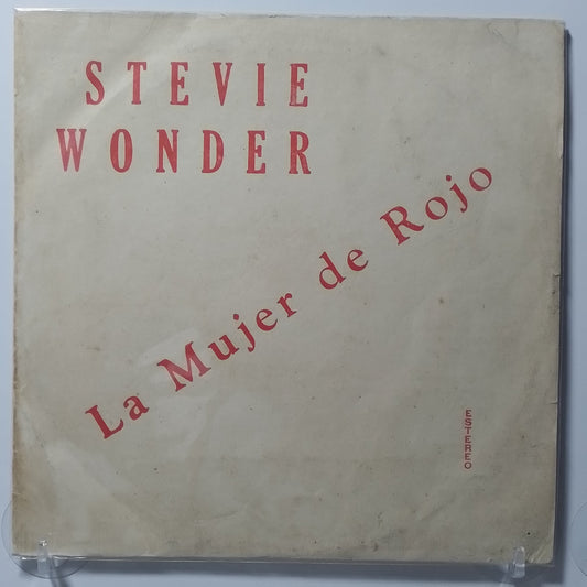 lp Stevie Wonder La Mujer de Rojo made cuba 1984 soundtrack