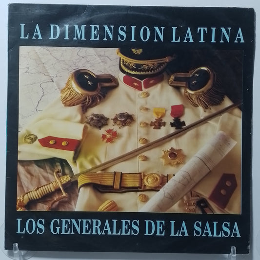lp Los Generales de la Salsa La Dimension Latina made peru 1988 salsa
