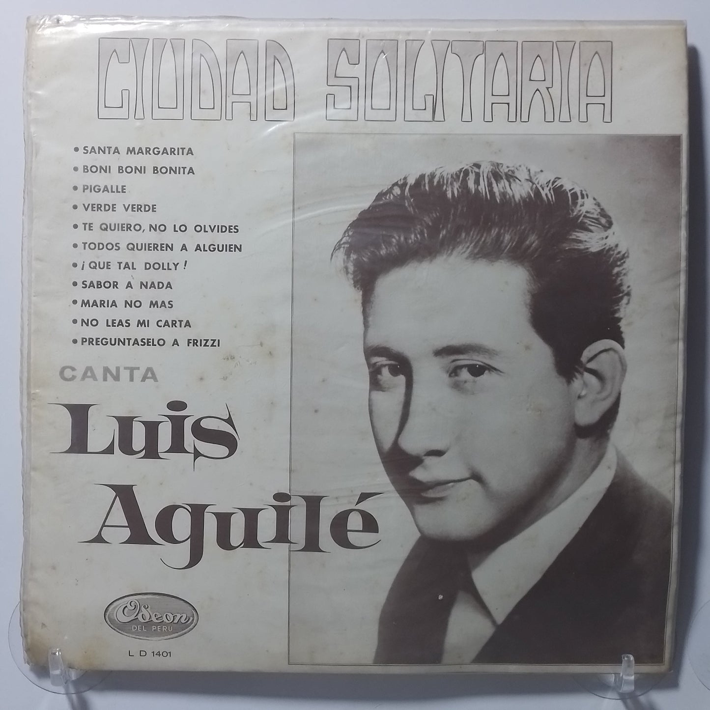 lp Luis Aguile Ciudad Solitaria made peru 1966 latin pop