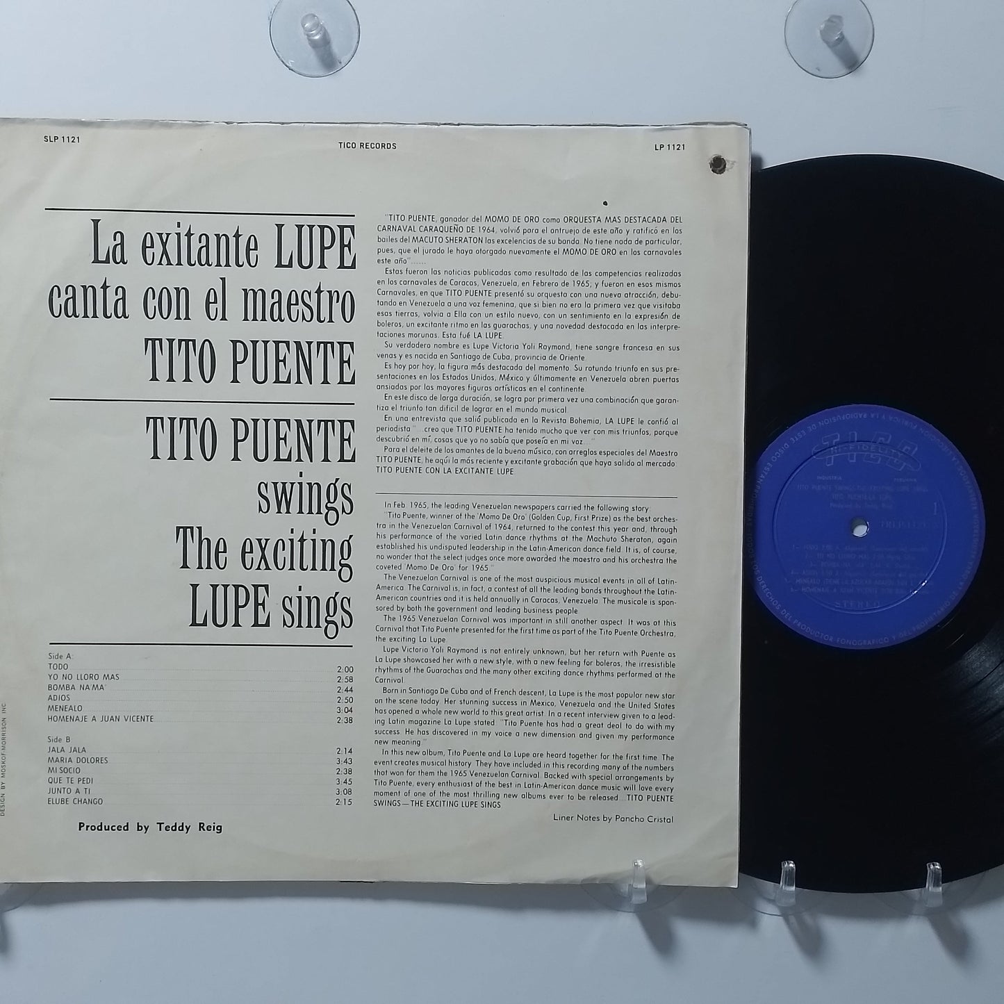 Tito Puente & La Lupe Tito Puente Swings The Exciting Lupe Sings made peru 1965 mambo salsa