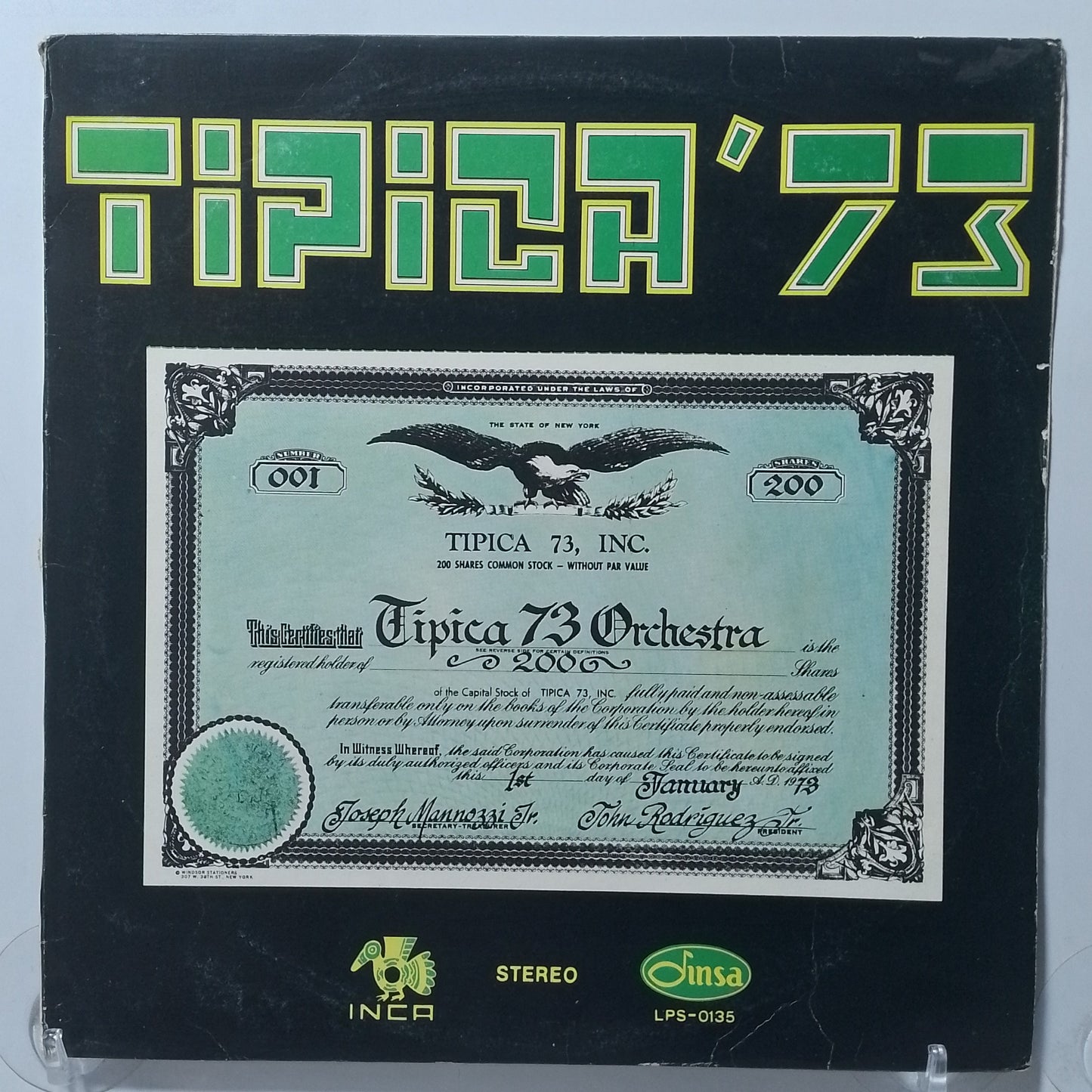 lp Tipica '73 La Tipica '73 Vol 2 made peru 1974 latin salsa