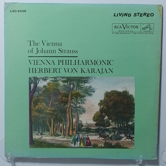 lp The Vienna Of Johann Strauss Herbert von Karajan & Vienna Philharmonic made usa 1961 clasico