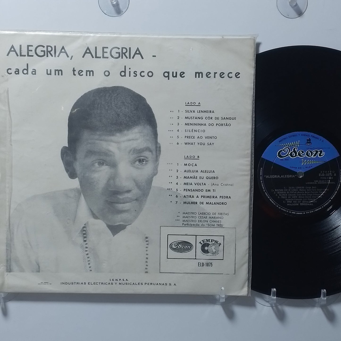 lp Wilson Simonal Alegria Alegria made peru 1970 latin bossa nova