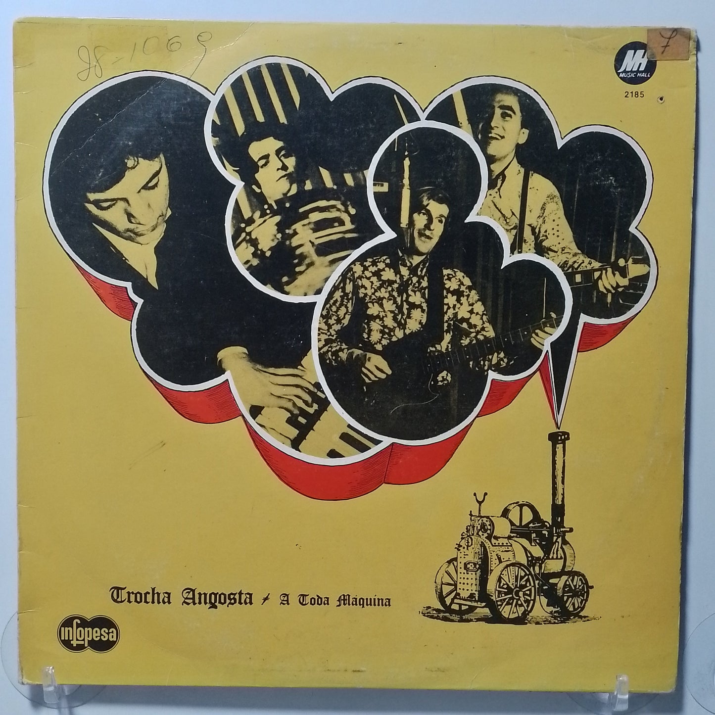 lp Trocha Angosta A Toda Maquina made peru 1971 promocional vinyl color latin Psychedelic Rock