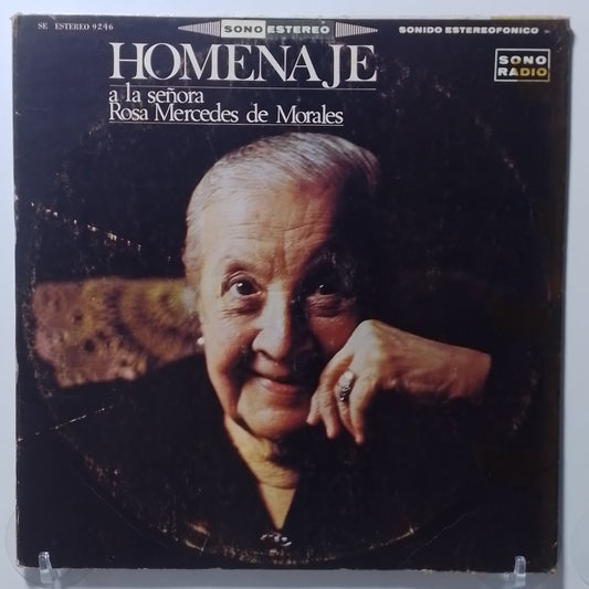 x2 lp Homenaje A La Señora Rosa Mercedes De Morales Lito Gonzales y Ricardo Ramirez y Los Trovadores del Valle made peru 1969 gatefold latin folk