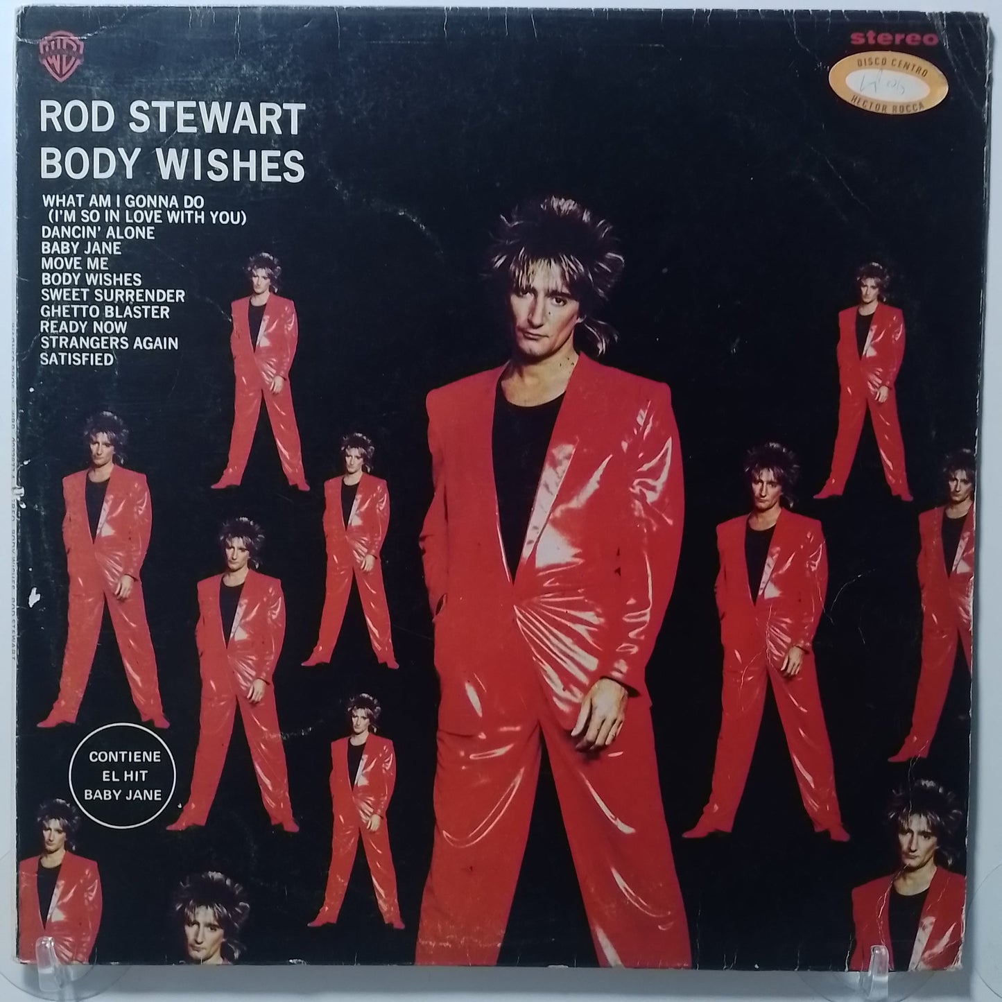 lp Rod Stewart Body Wishes made peru 1983 pop rock