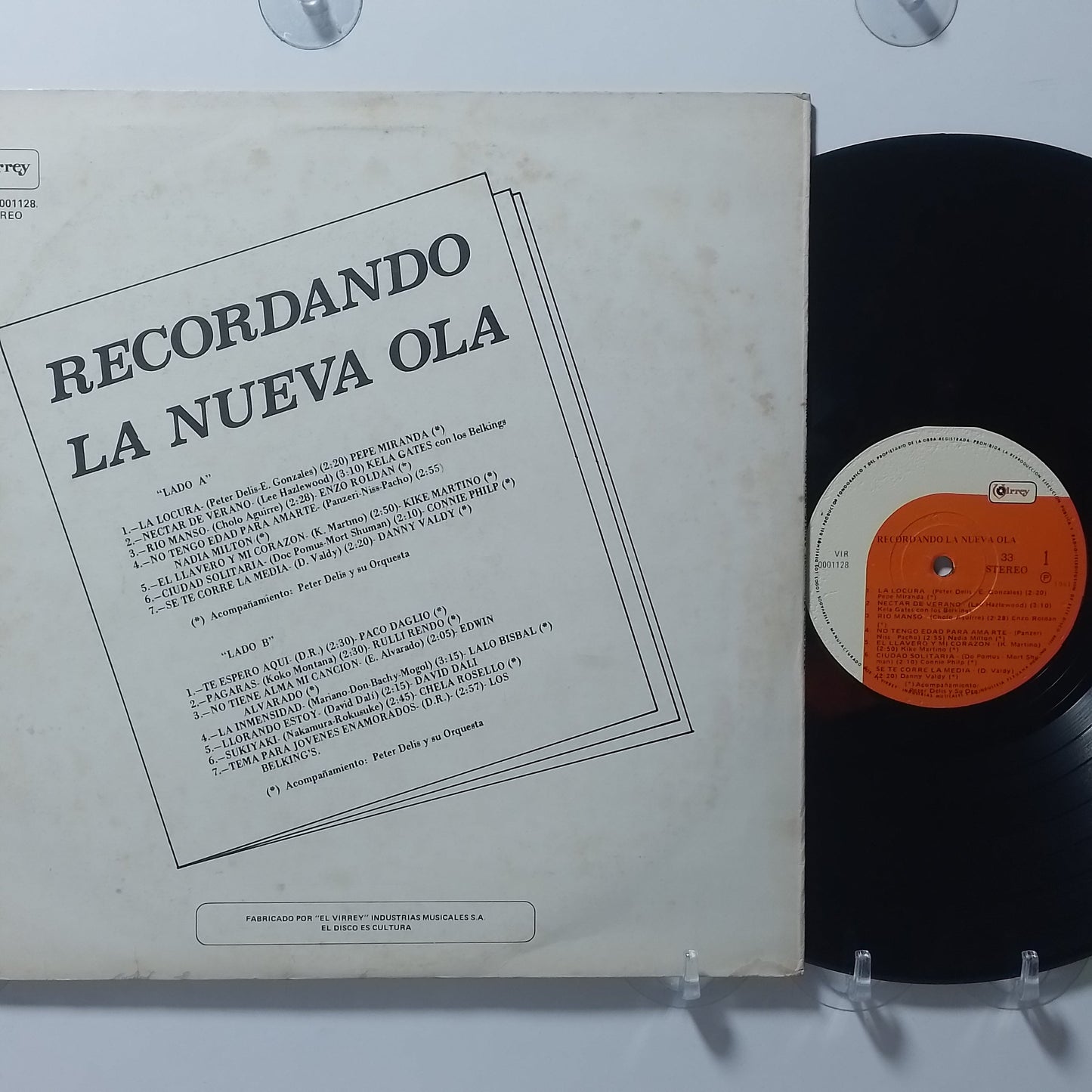 lp Recordando La Nueva Ola Los Belking's Kela Gates Pepe Miranda varios made peru 1981 latin rock