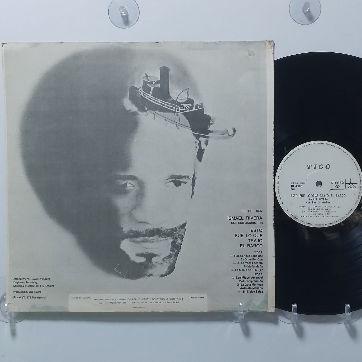 lp Ismael Rivera Con Sus Cachimbos Esto Fue Lo Que Trajo El Barco made peru 1972 salsa