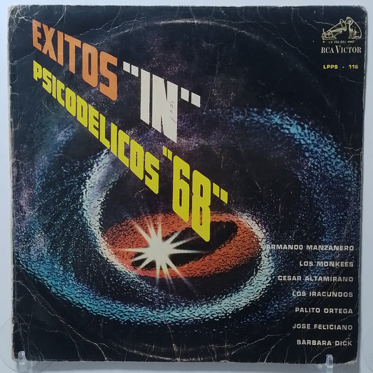 lp Exitos In psicodelicos 68 los iracundos palito ortega cesar altamirano los monkees varios made peru 1968 latin pop rock