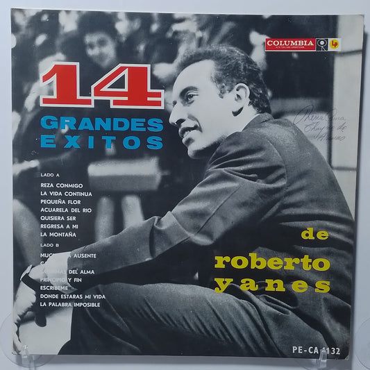 lp Roberto Yanes 14 Grandes Exitos de Roberto Yanes made peru 1967 latin bolero