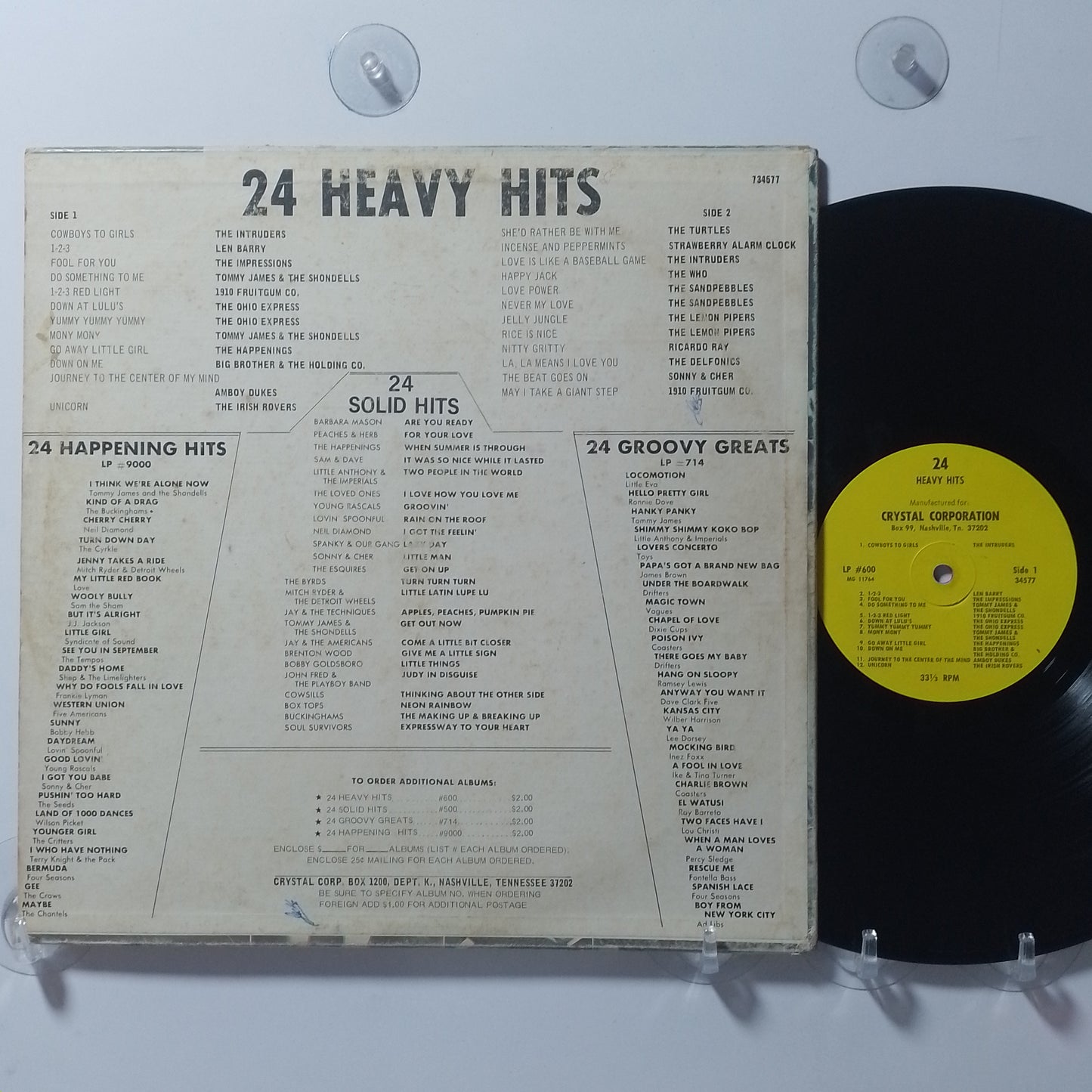lp 24 Heavy Hits The Who The Turtles The Intruders varios made usa 1968 Psychedelic Rock