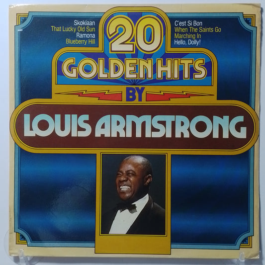 lp Louis Armstrong 20 Golden Hits By Louis Armstrong made checoslovaquia 1985 Swing jazz