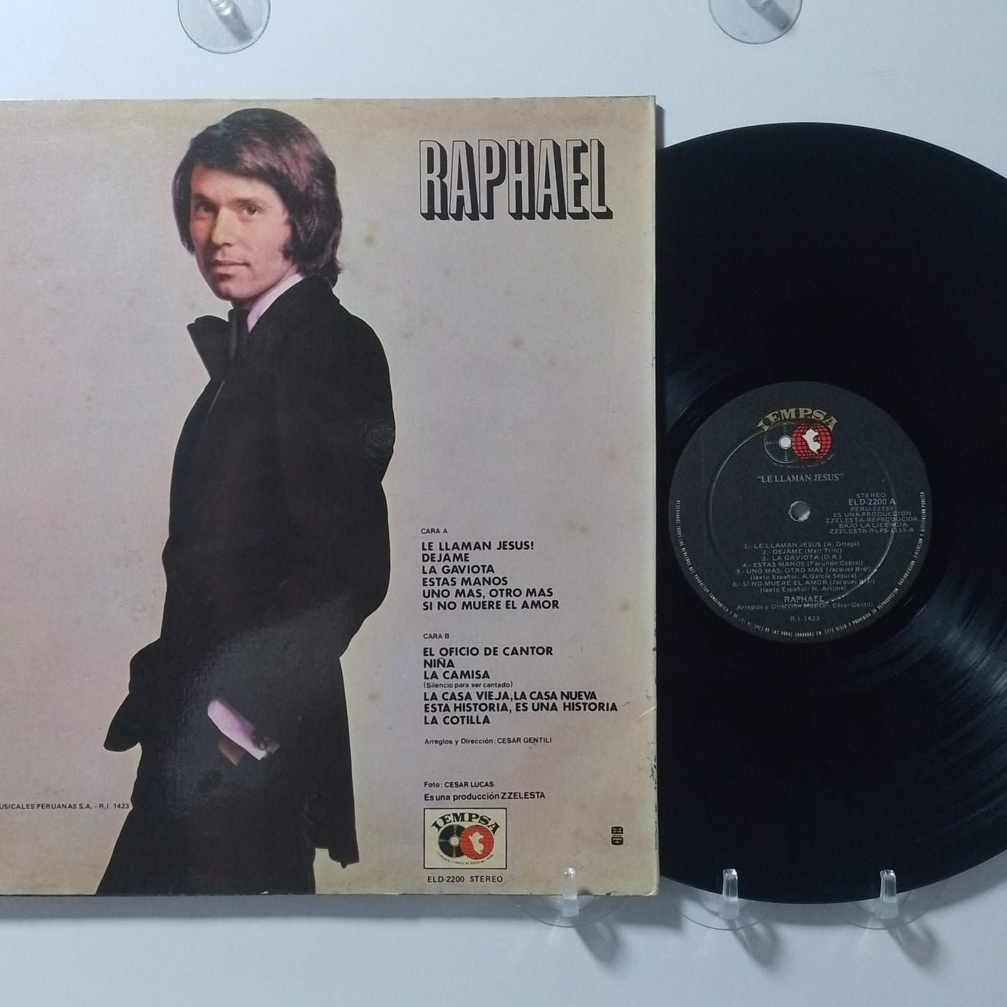 lp Raphael Le Llaman Jesus! made peru 1973 latin pop