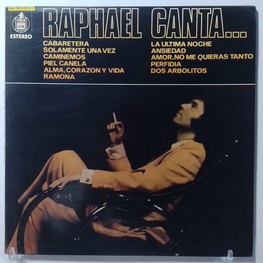 lp Raphael Canta… made peru 1977 latin pop