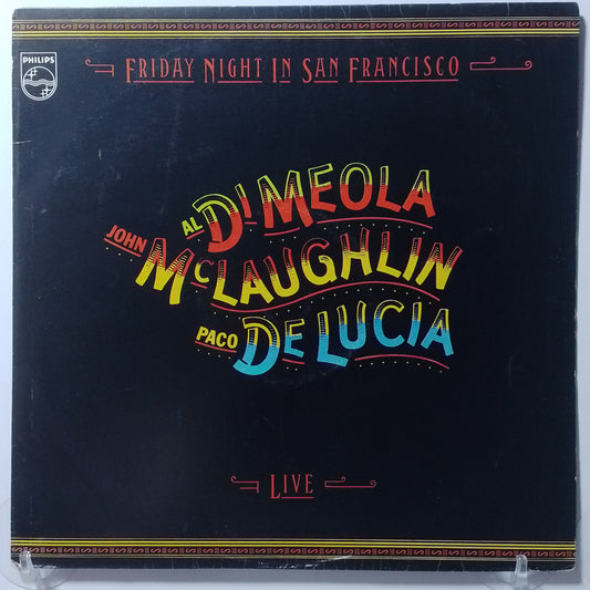 lp Al Di Meola John McLaughlin Paco De Lucia Friday Night In San Francisco Live made peru 1981 promocional latin jazz