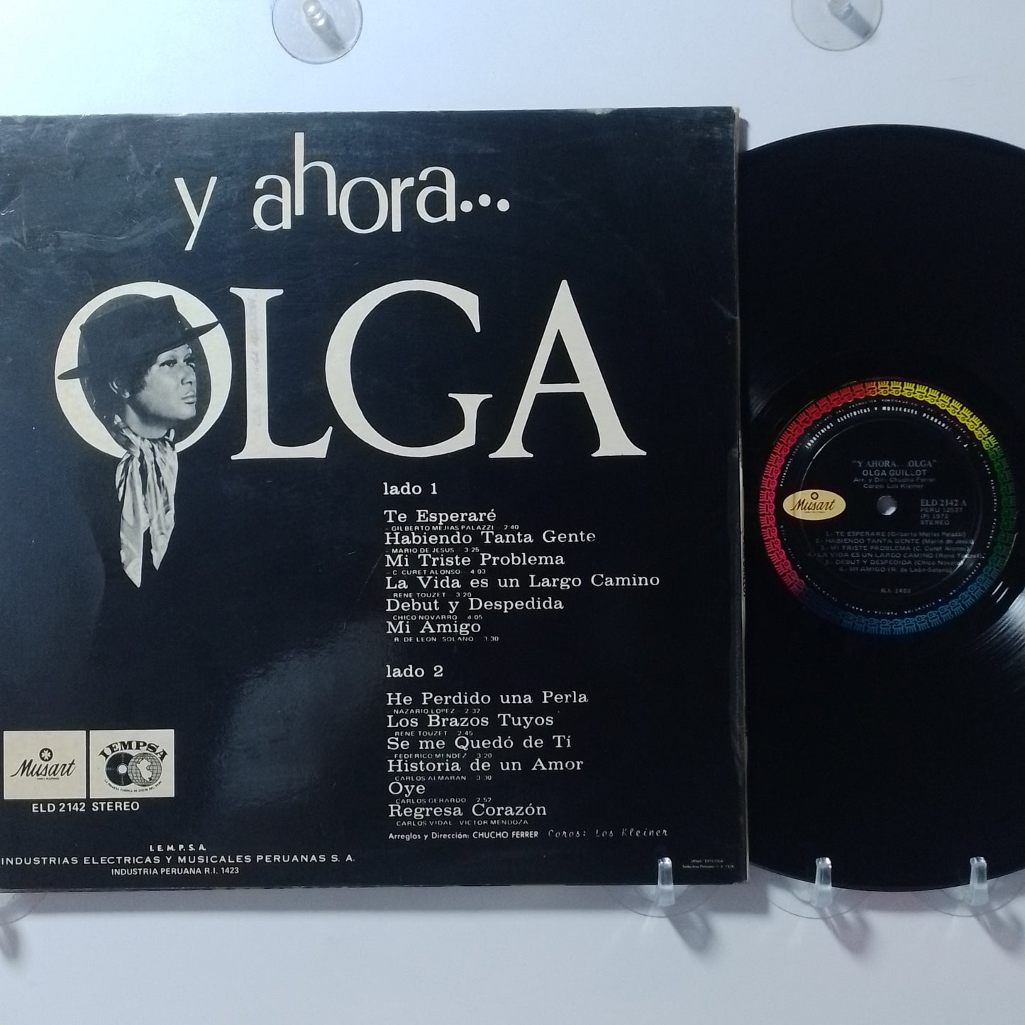 lp Olga Guillot Y Ahora Olga made peru 1972 latin bolero