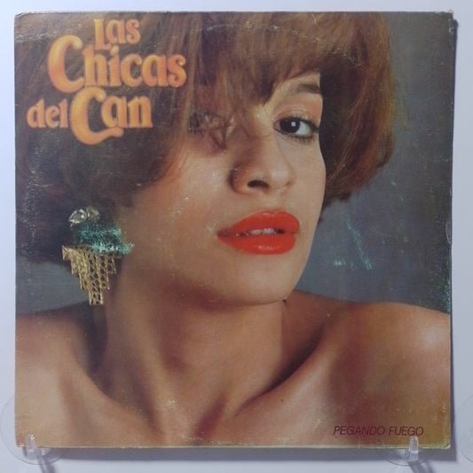 lp Las Chicas Del Can Pegando Fuego made venezuela 1986 Latin
