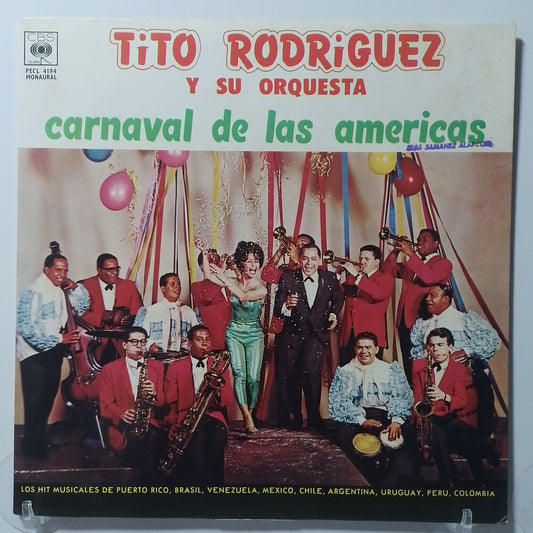 lp Tito Rodriguez Y Su Famosa Orquesta Carnaval De Las Americas made peru 1964 mambo cha-cha