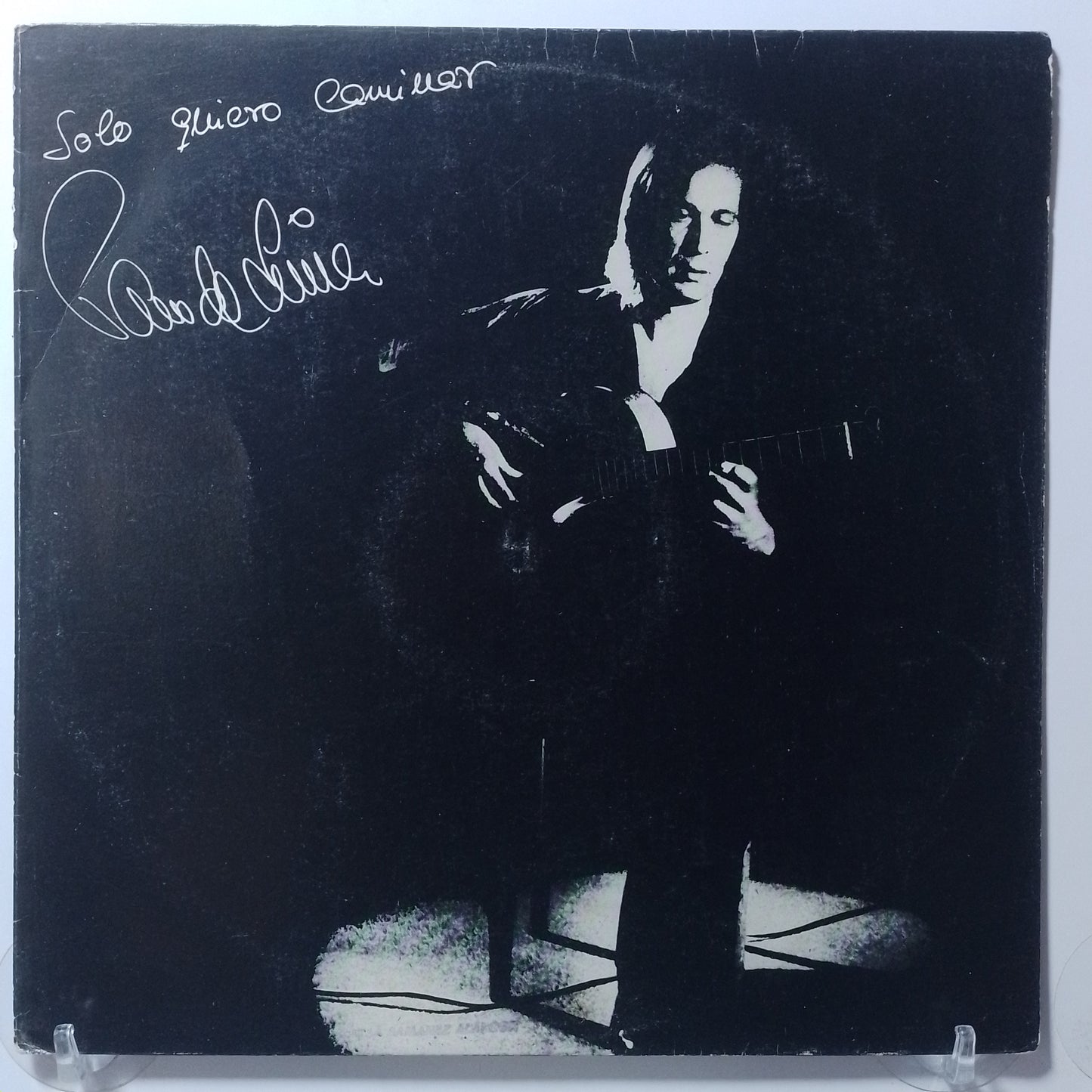 lp Paco de Lucia Solo Quiero Caminar made peru 1981 flamenco folk