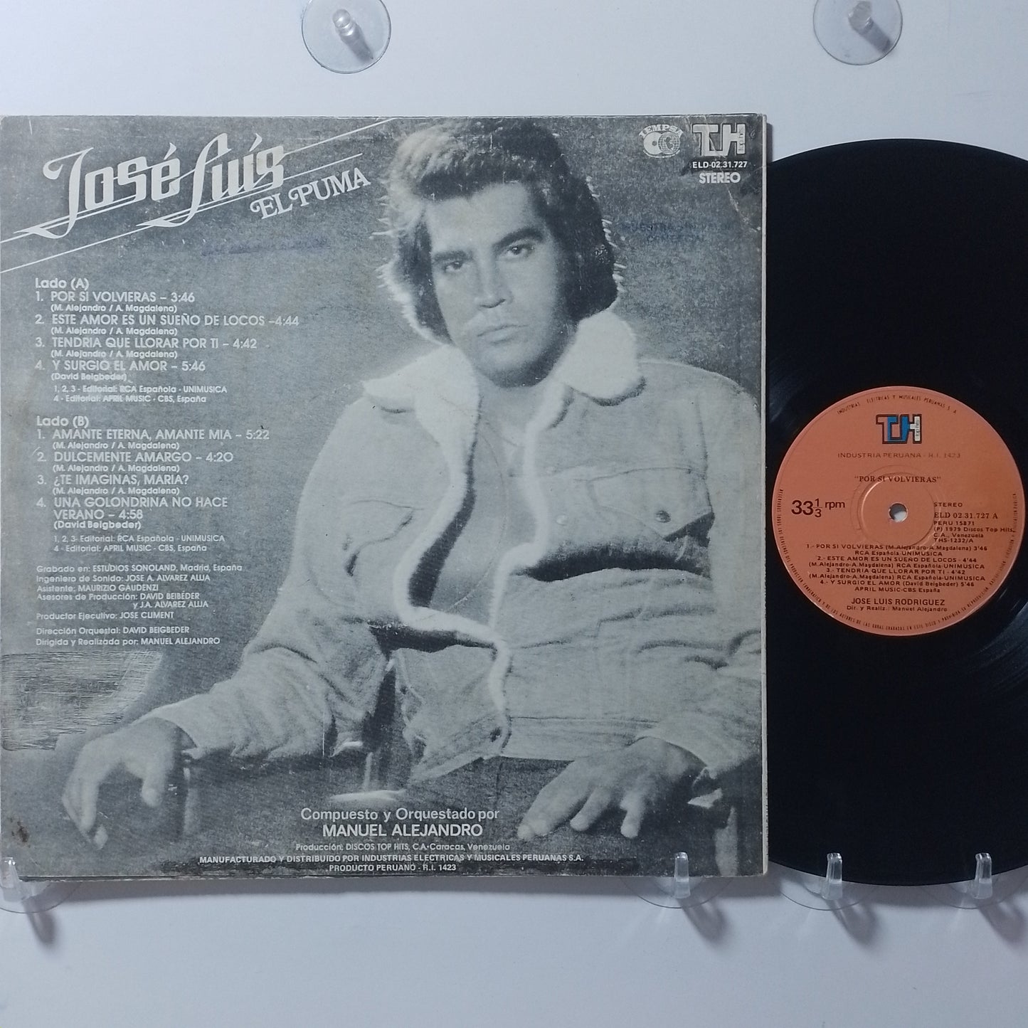 lp Jose Luis El Puma Por Si Volvieras made peru 1979 latin pop