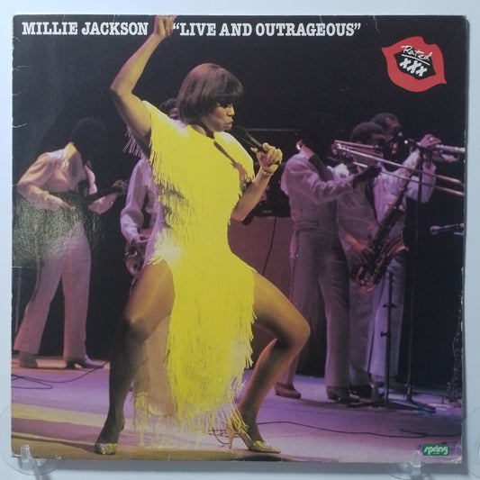 lp Millie Jackson Live And Outrageous made alemania 1982 soul funk
