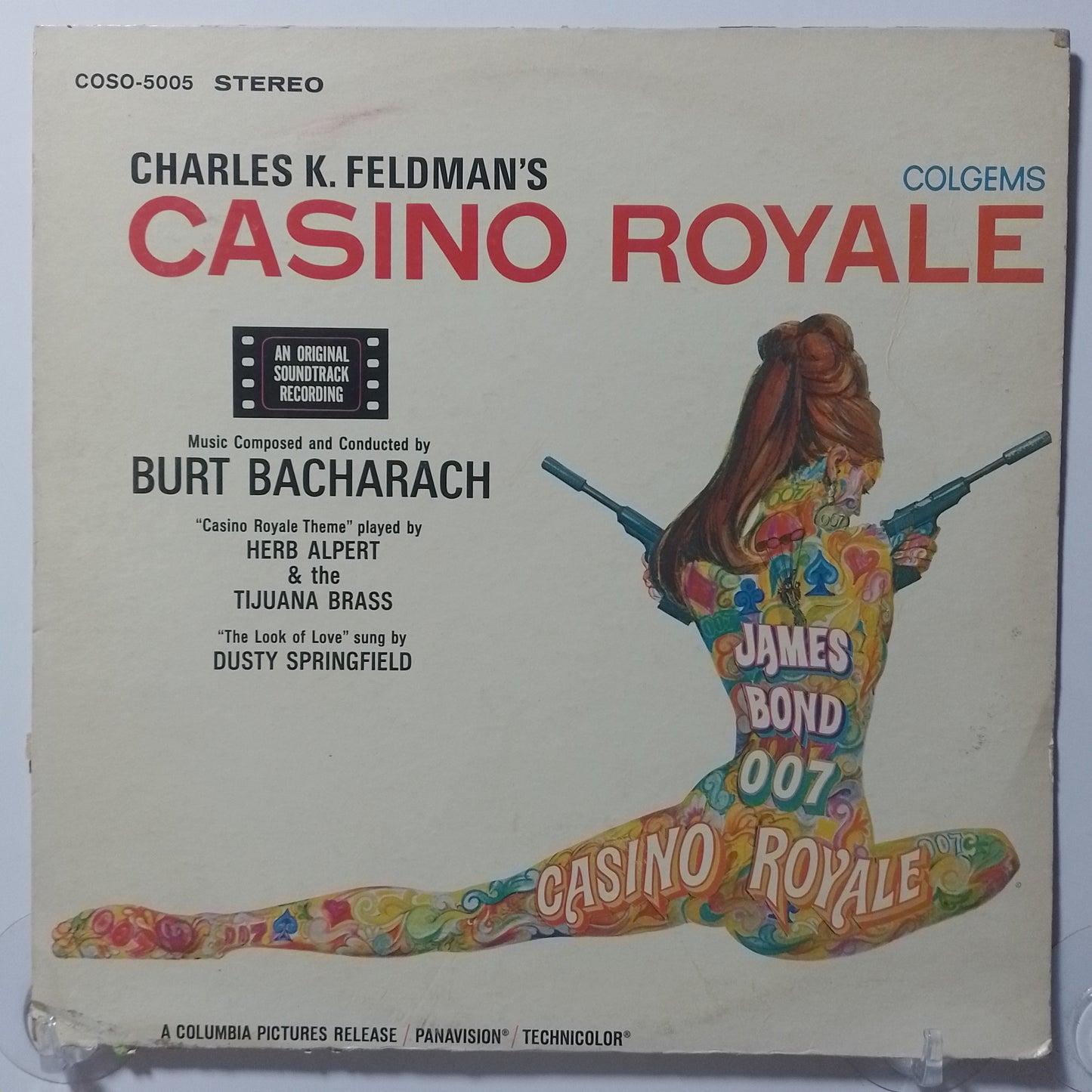 lp Casino Royale james bond 007 Burt Bacharach An Original Soundtrack Recording made usa 1972 soundtrack