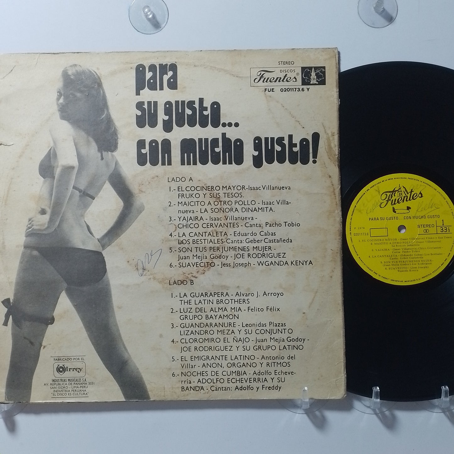 lp Para Su Gusto Con Mucho Gusto! Fruko y sus Tesos The Latin Brothers Lisandro Meza varios made peru 1978 salsa cumbia