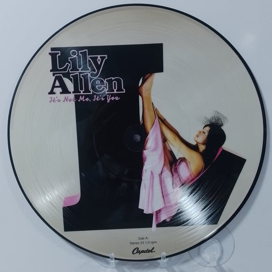 lp Lily Allen It's Not Me, It's You made usa 2009 picture disc Synth pop