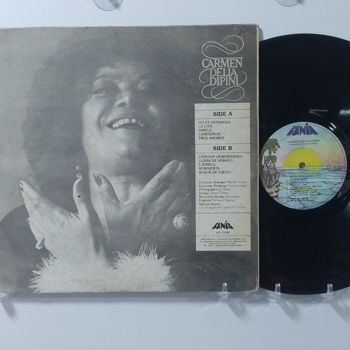 lp Carmen Delia Dipini Carmen Delia Dipini made peru 1979 latin bolero