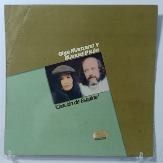 lp Olga Manzano Y Manuel Picon Cancion De Esquina made españa 1981 latin pop