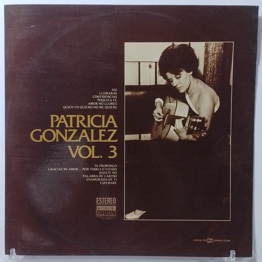 lp Patricia Gonzalez vol 3 made ecuador 1977 latin bolero