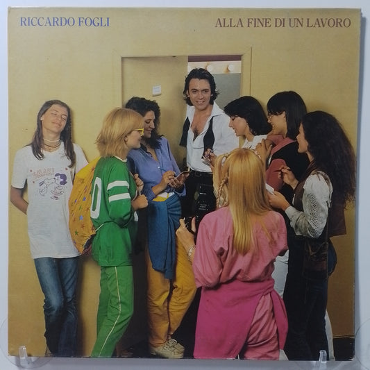 lp Riccardo Fogli Alla Fine Di Un Lavoro made peru 1980 gatefold italo pop