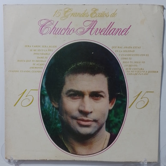 lp Chucho Avellanet 15 Grandes Exitos De Chucho Avellanet made peru 1982 latin pop