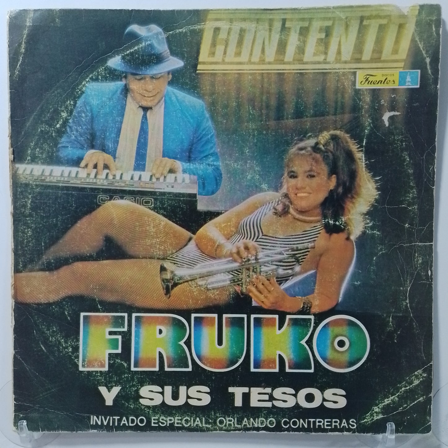 lp Fruko Y Sus Tesos Contento made peru 1987 salsa