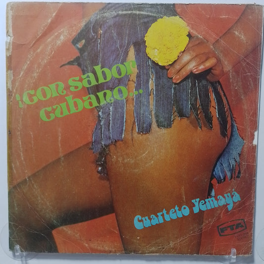 lp Cuarteto Yemaya Con Sabor Cubano made peru 1977 son guaracha