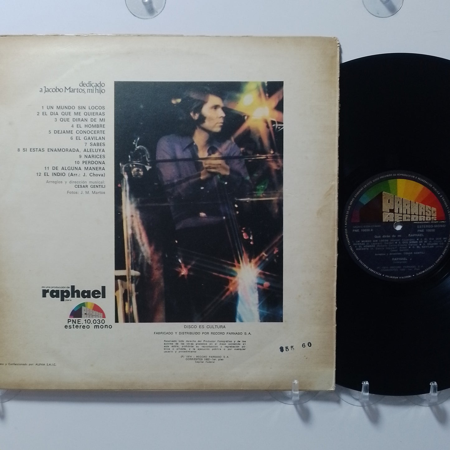 lp Raphael Que Diran De Mi made peru 1974 latin pop