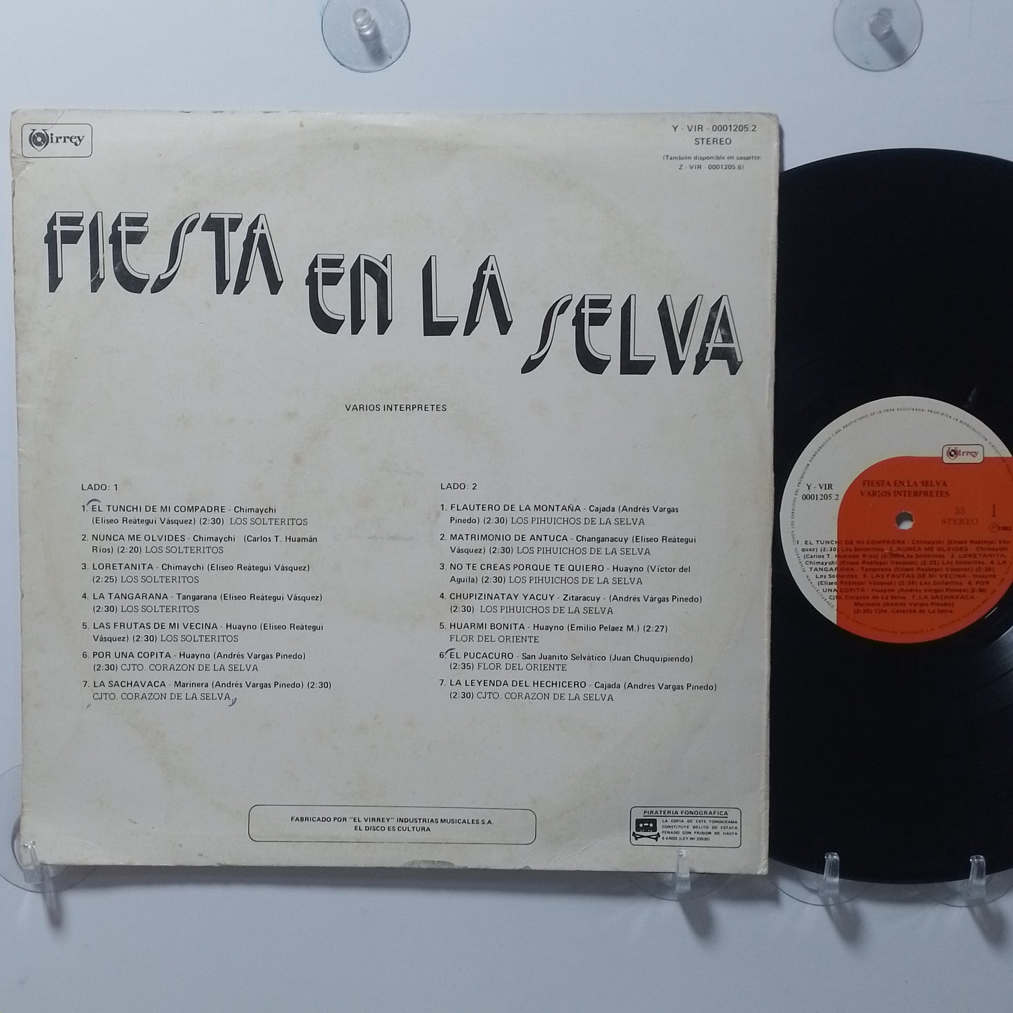 lp Fiesta En La Selva Los Solteritos Conjunto Corazon De La Selva Los Pihuichos De La Selva Varios made peru 1988 latin cumbia