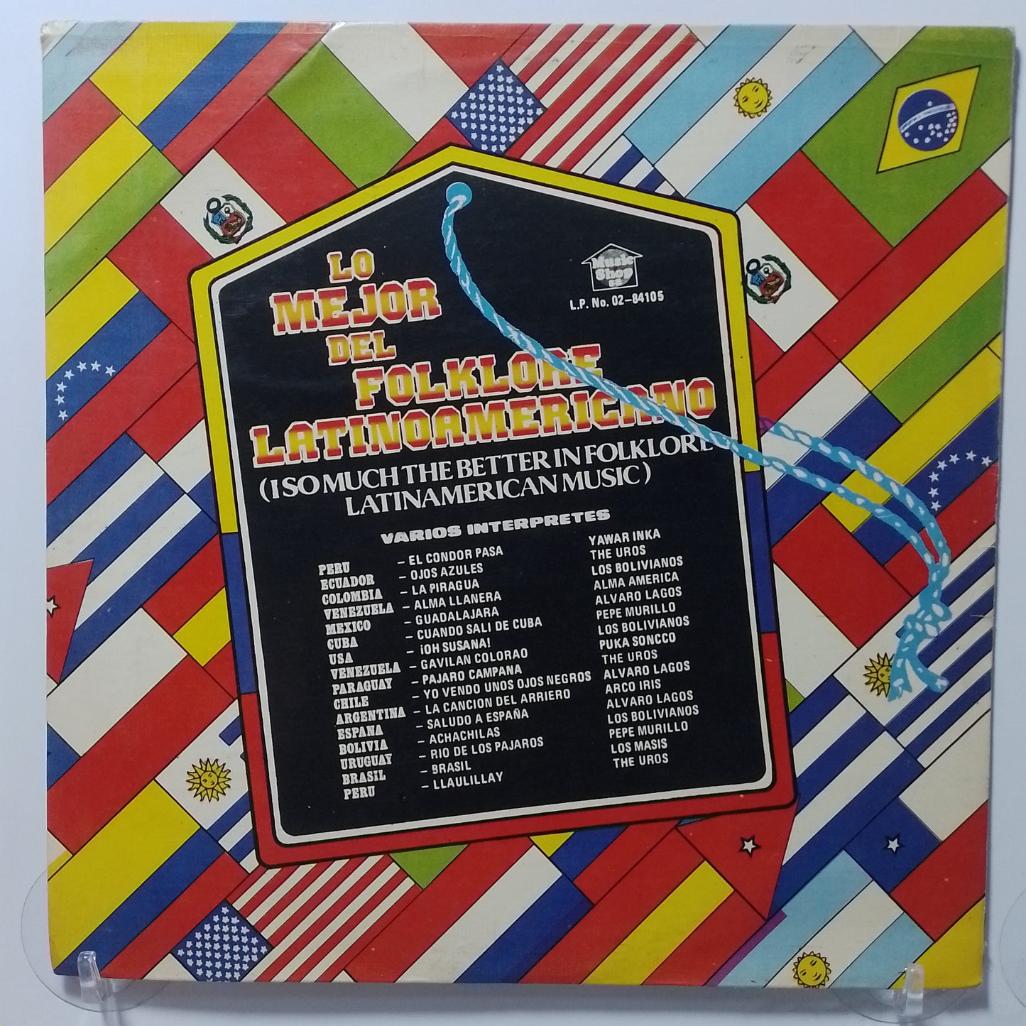 lp Lo Mejor Del Folklor Latinoamericano yawar inka los uros los bolivianos varios made peru 1980 andean folk