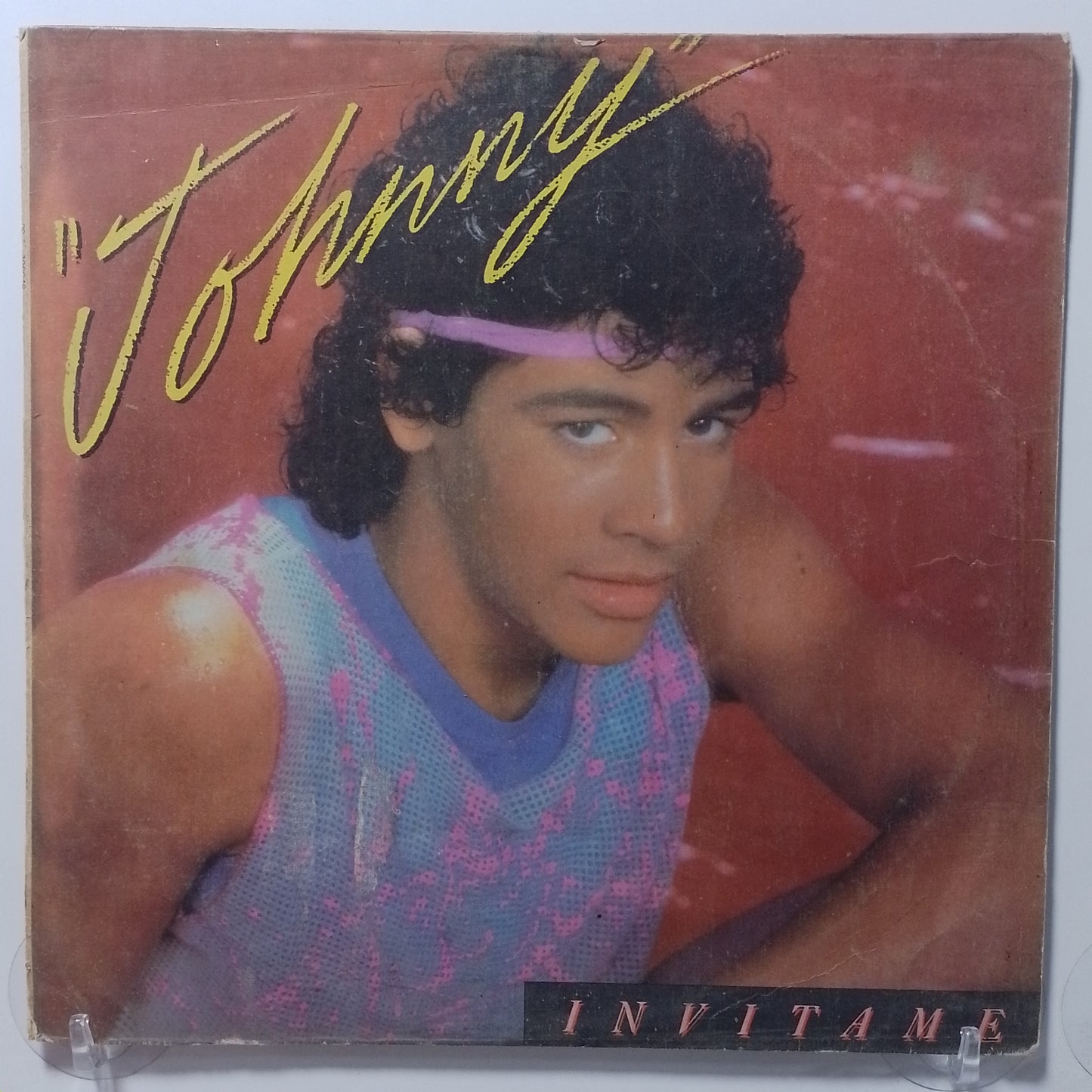 lp Johnny Lozada Invitame made peru 1984 promocional latin pop