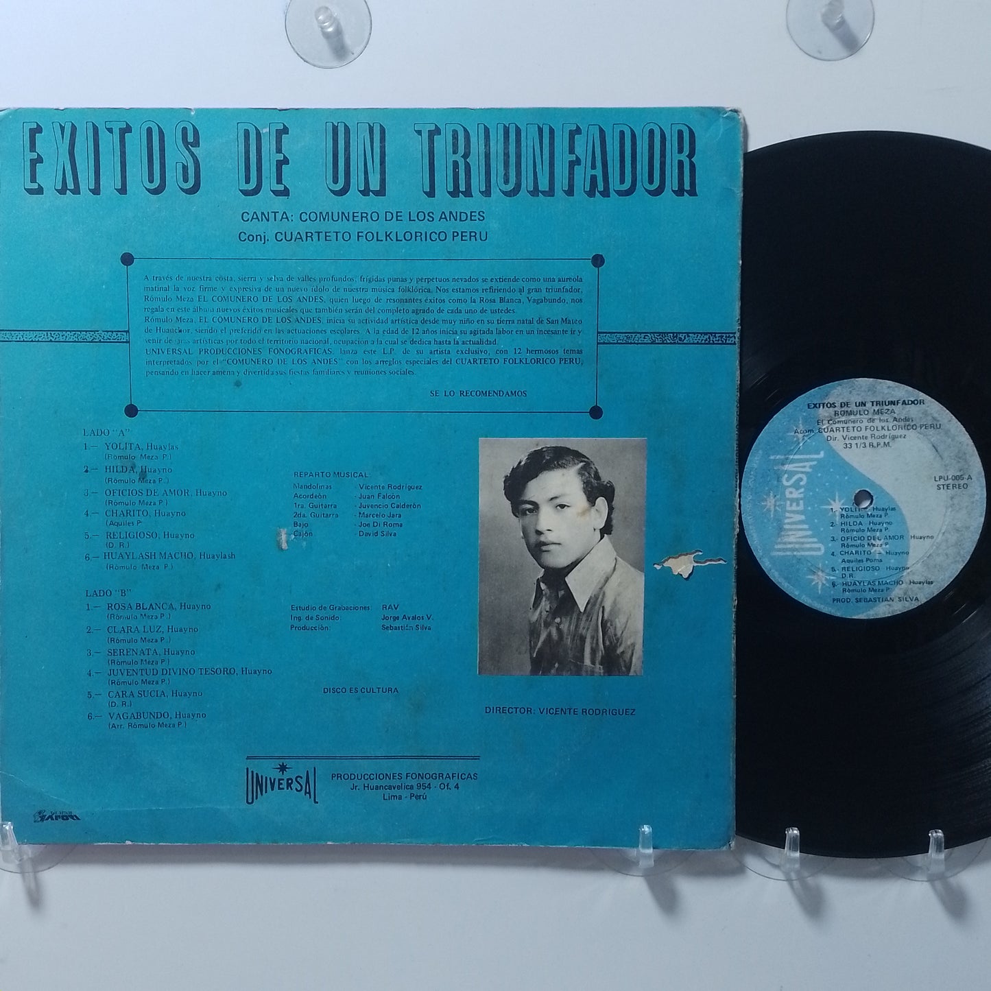 lp Romulo Meza Exitos De Un Triunfador made peru 1980 huayno folk