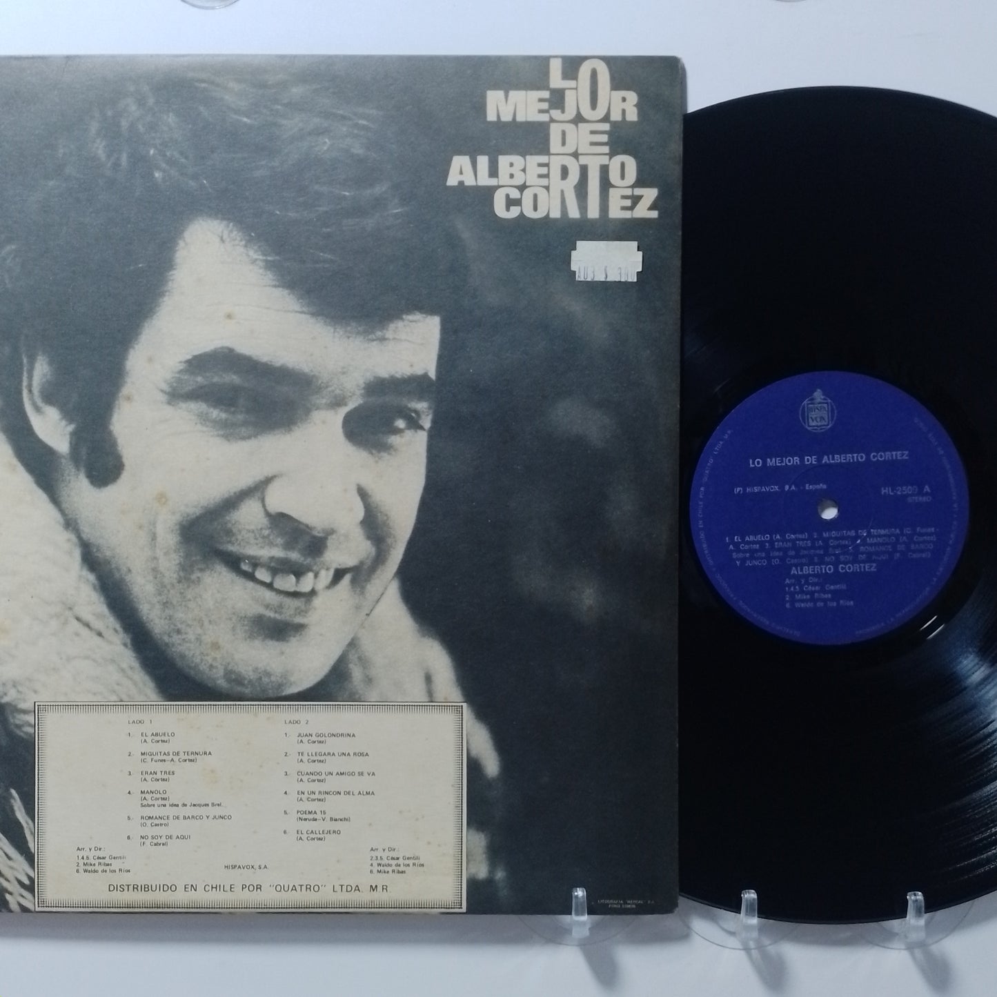 lp Alberto Cortez Lo Mejor De Alberto Cortez made chile 1973 latin pop