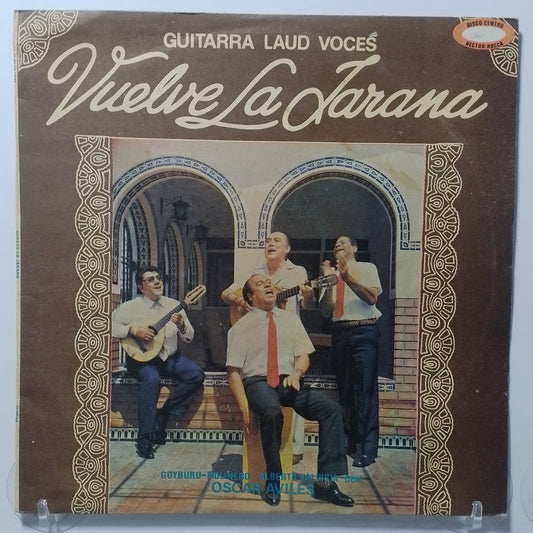 lp Vuelve La Jarana Oscar Aviles Con Walter Goyburu Jorge Molinero Y Alberto Valdivia made peru 1987 criollo folk