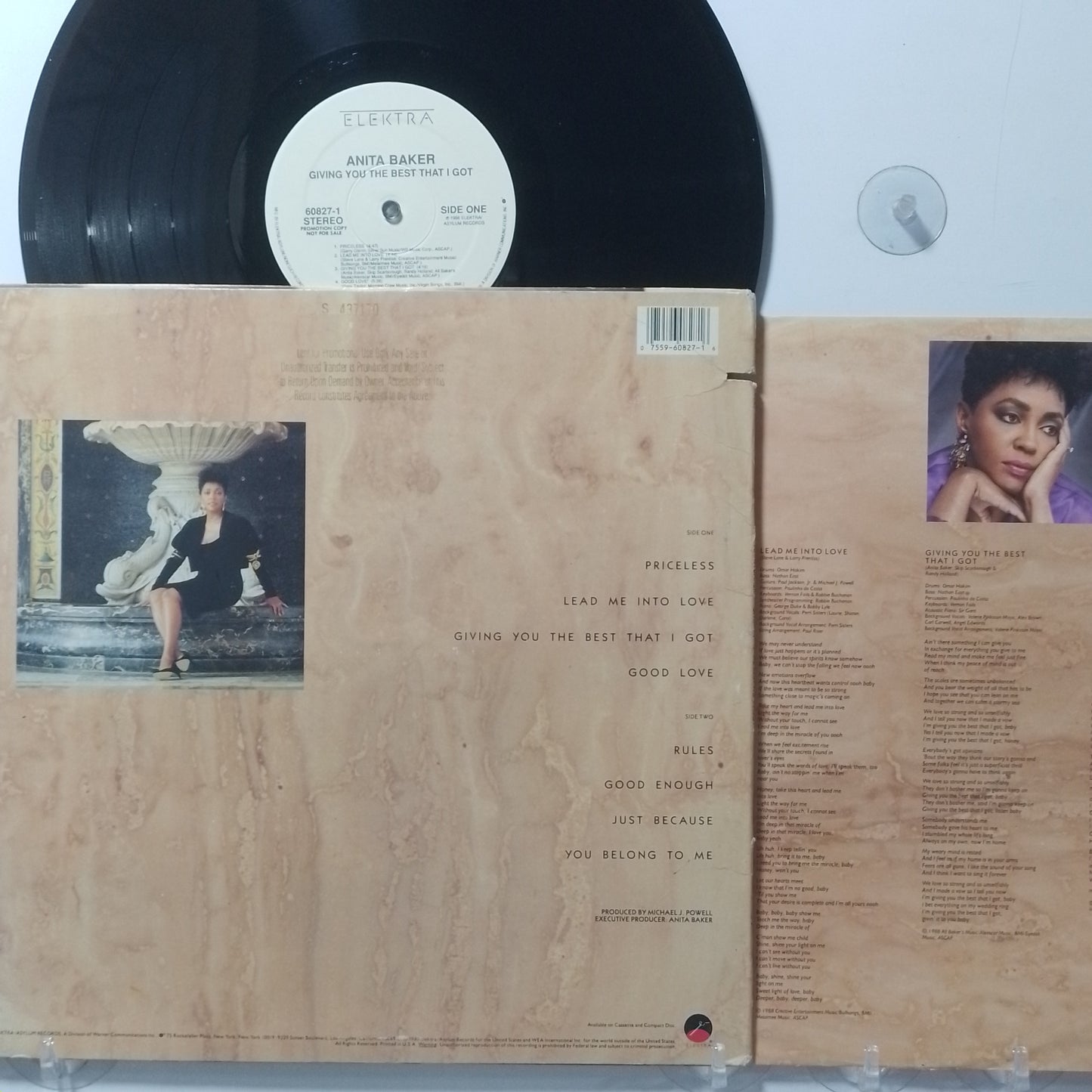 lp Anita Baker Giving You The Best That I Got made usa 1988 con insert jazz funk soul