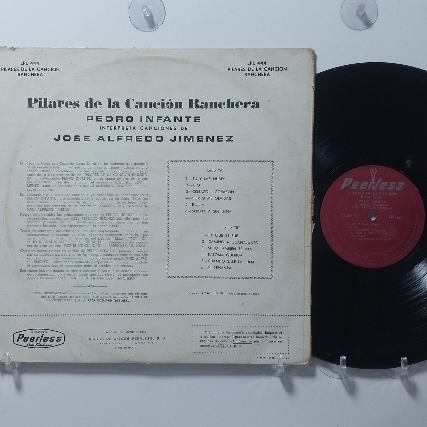 lp Pedro Infante Pilares De La Cancion Ranchera made mexico 1977 ranchera folk